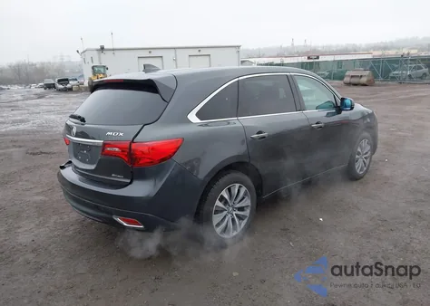 2014 Acura Mdx Technology Package z USA, uszkodzony, nr VIN 5FRYD4H47EB023787